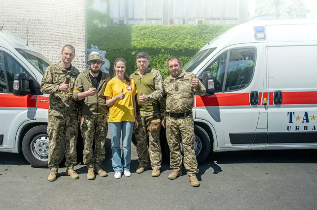 menklab taps ambulances ukraine war ambulances in ukraine donated by menklab and taps